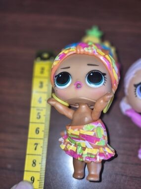 Multicolor Pineapple-Themed Fashion Doll in Bright Yellow & Pink